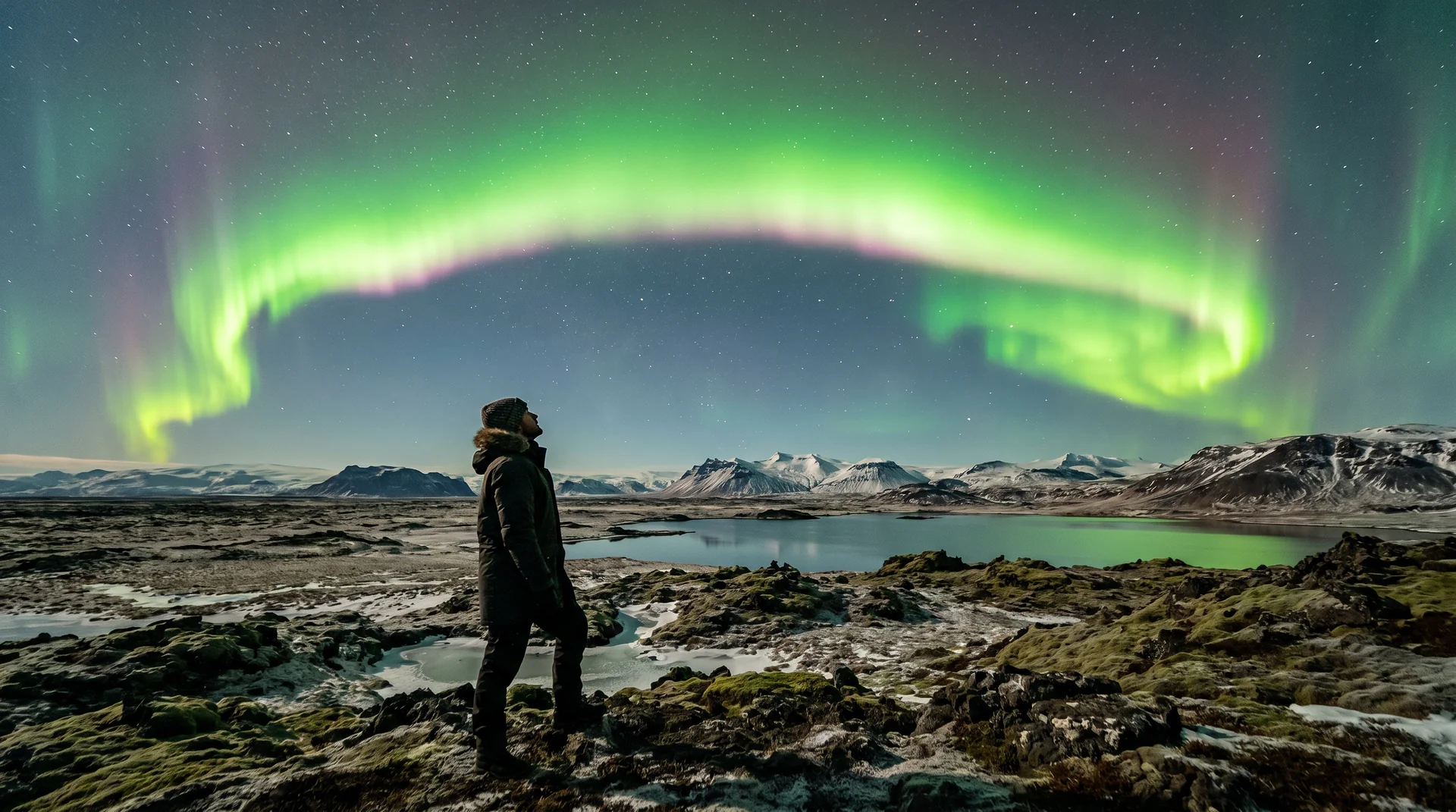 Waiting for the first aurora.