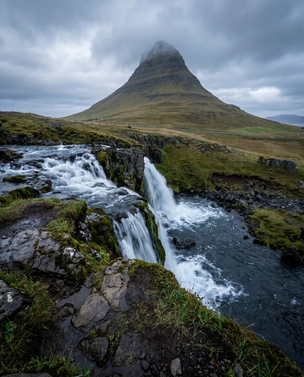 Snow-capped peak
