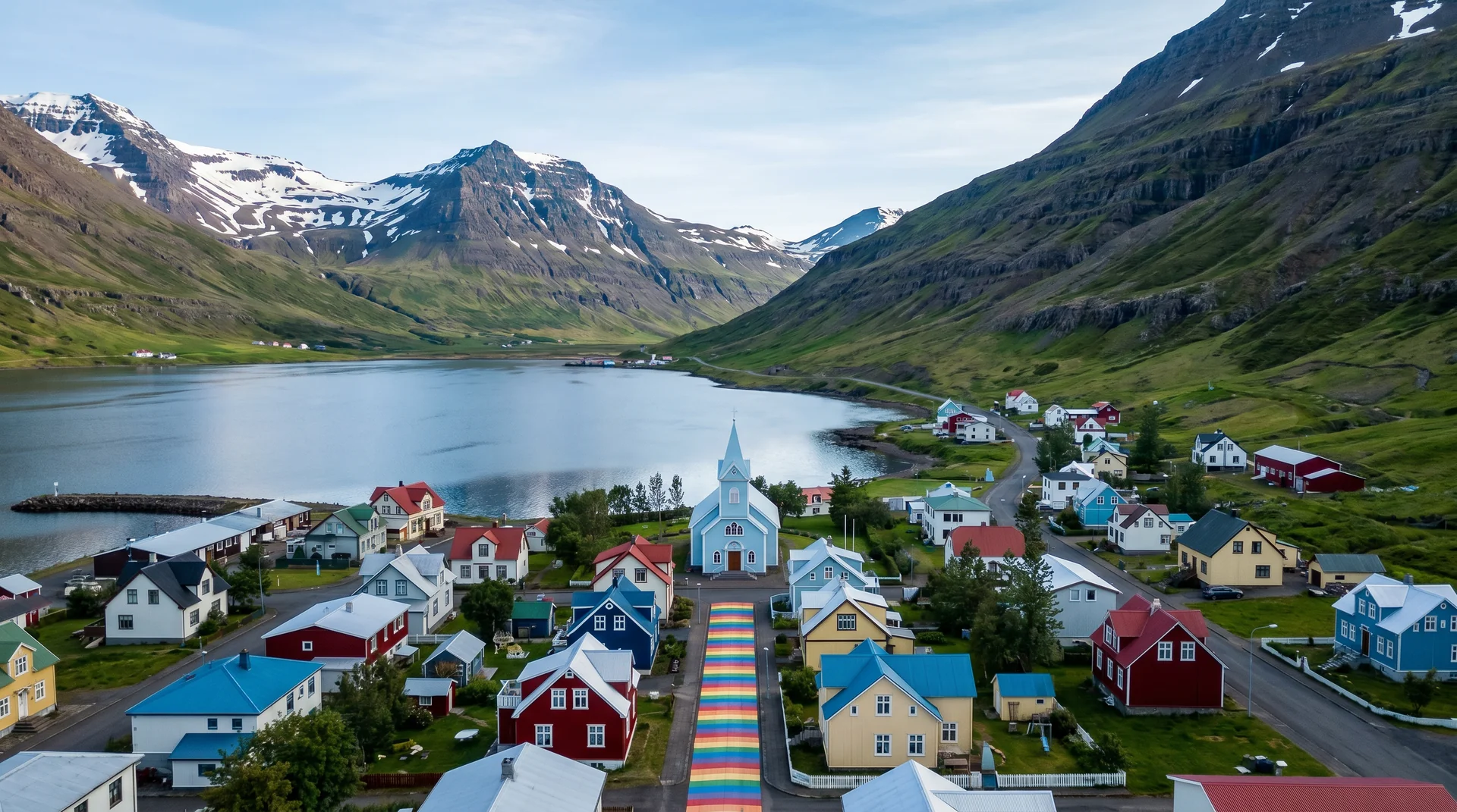 Fjord from above